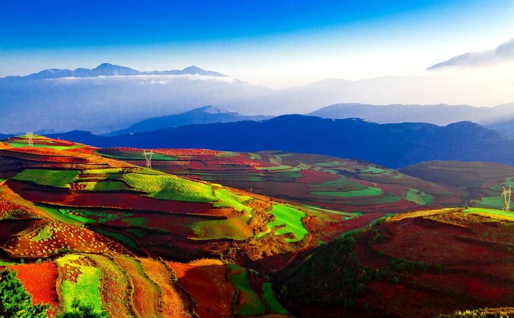 廣東出發(fā)云南8日自駕游：元陽(yáng)梯田-撫仙湖-東川紅土地-羅平油菜花8日自駕游